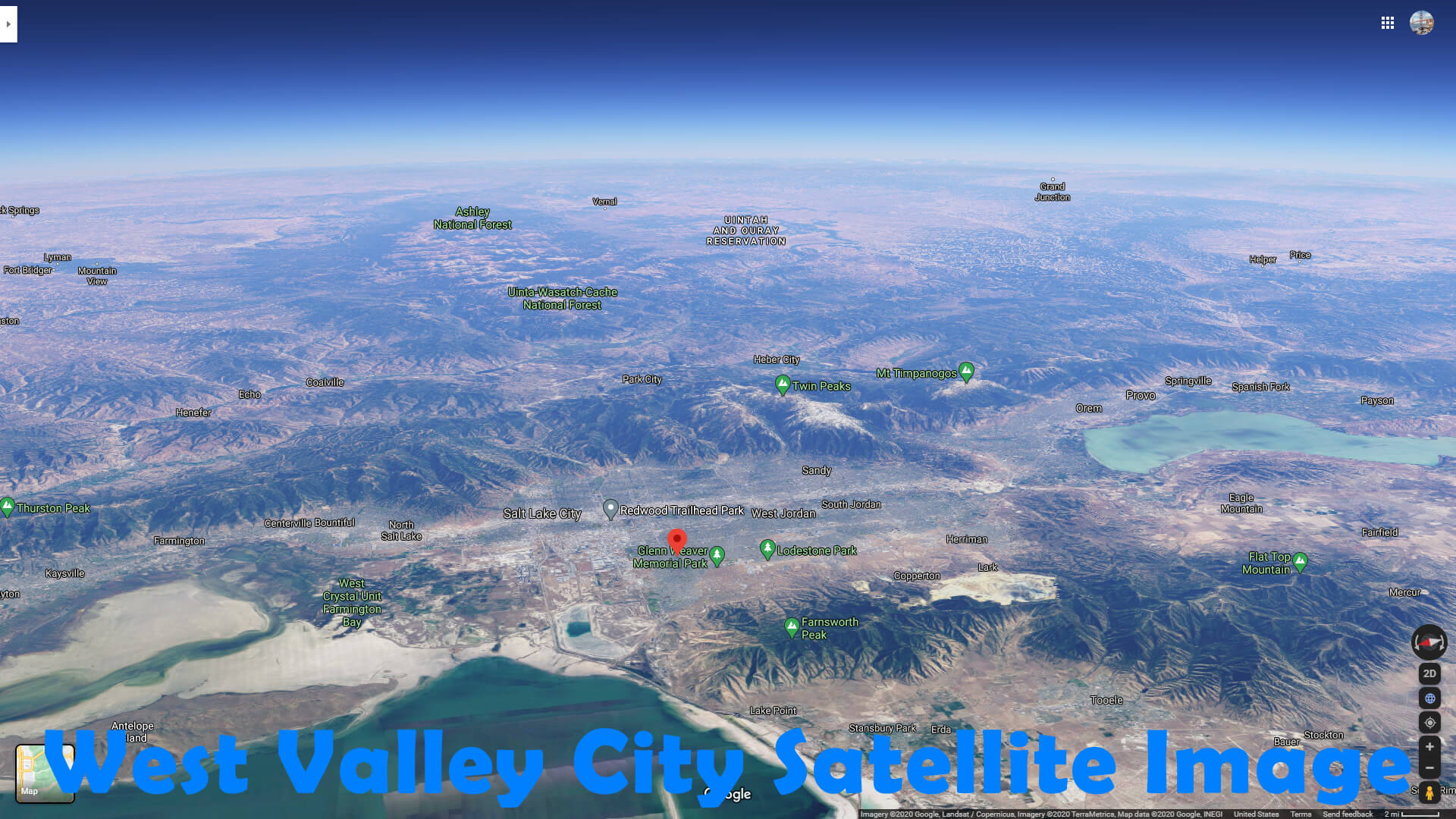 West Valley City Satellite Image